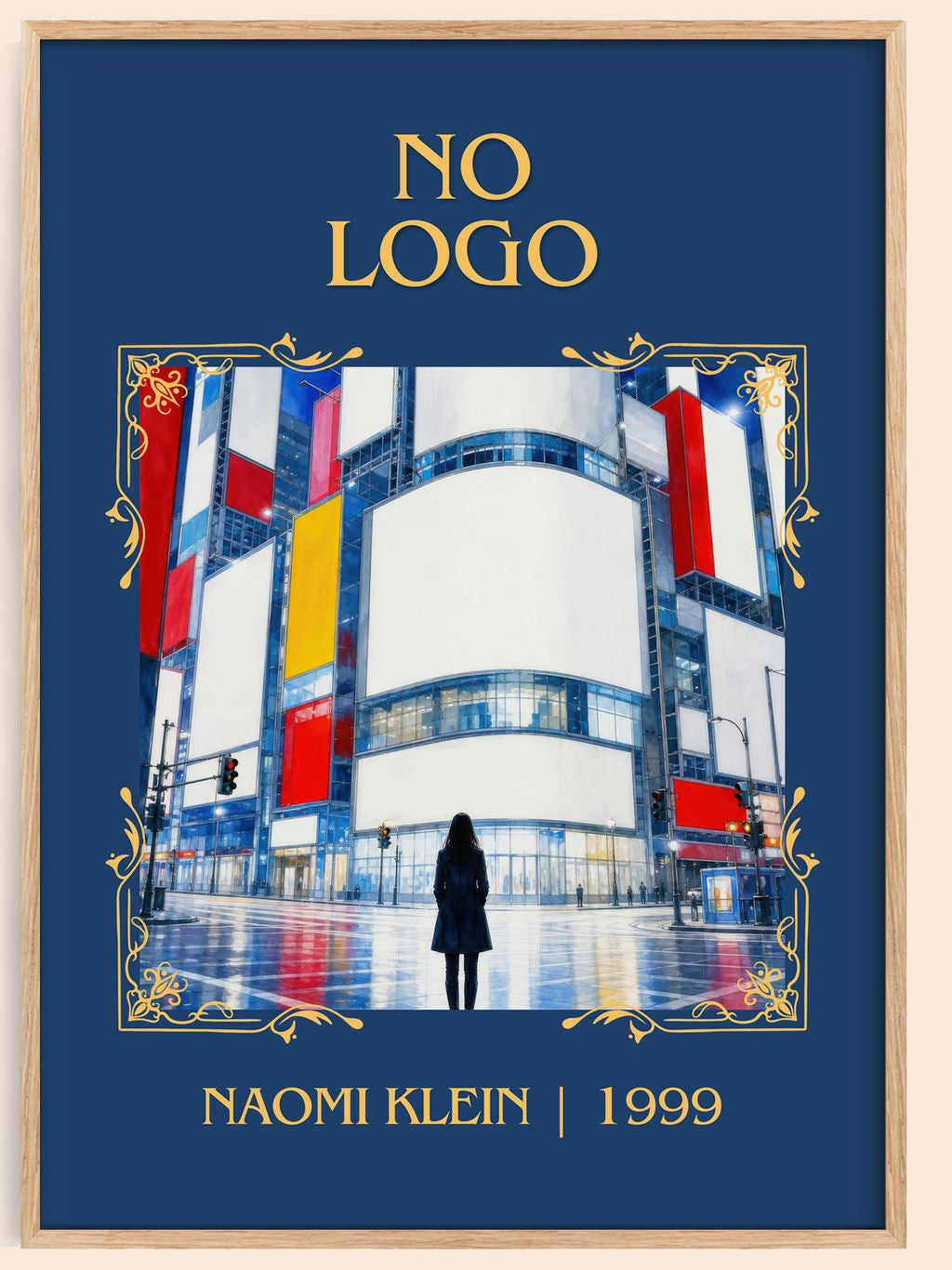 No Logo Classic Book Art Print by Naomi Klein – book poster