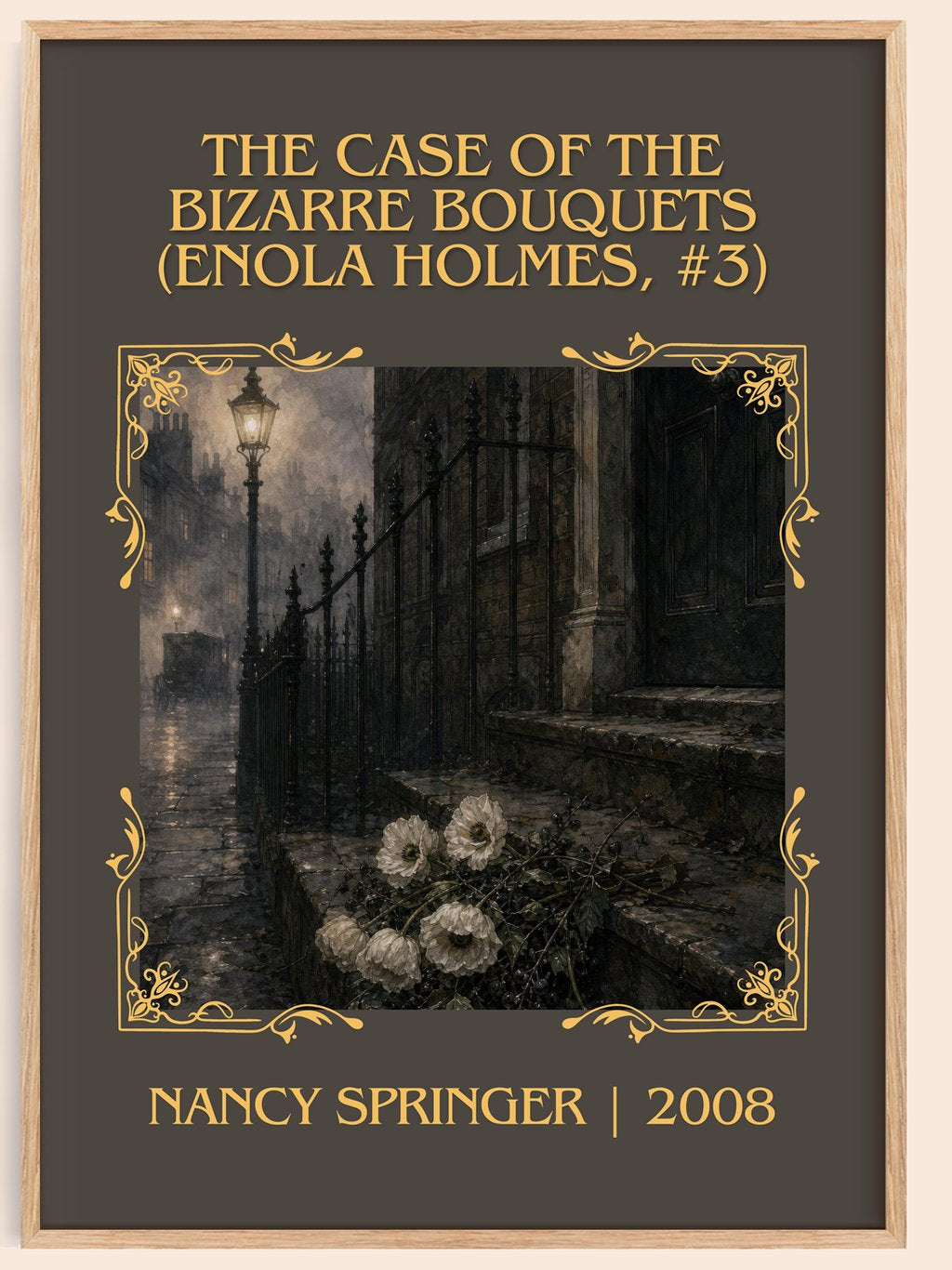 The Case of the Bizarre Bouquets (Enola Holmes, #3) Classic Book Art Print by Nancy Springer – book poster