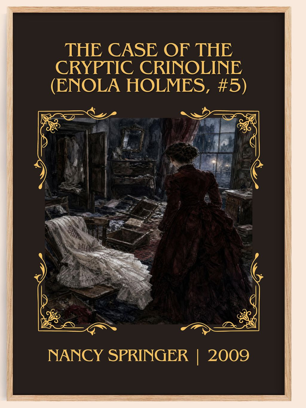 The Case of the Cryptic Crinoline (Enola Holmes, #5) Classic Book Art Print by Nancy Springer – book poster