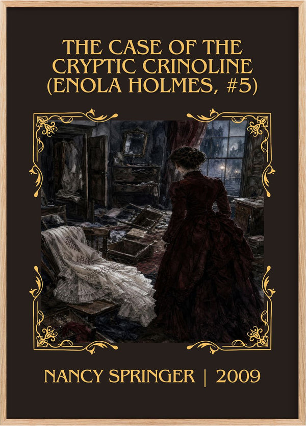 The Case of the Cryptic Crinoline (Enola Holmes, #5) Classic Book Art Print by Nancy Springer