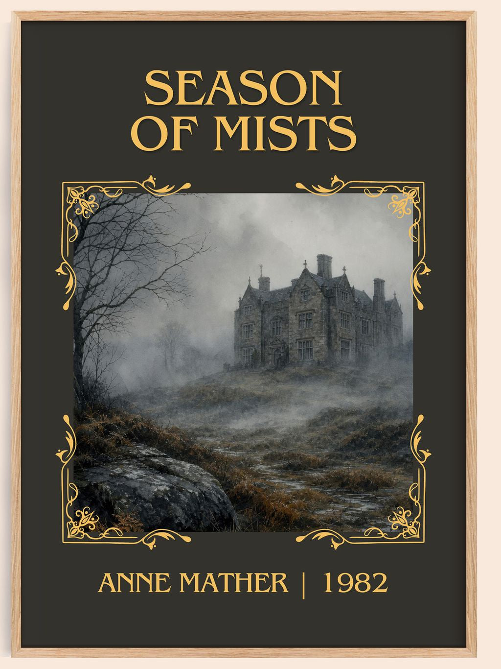 Season of Mists Classic Book Art Print by Anne Mather – book poster