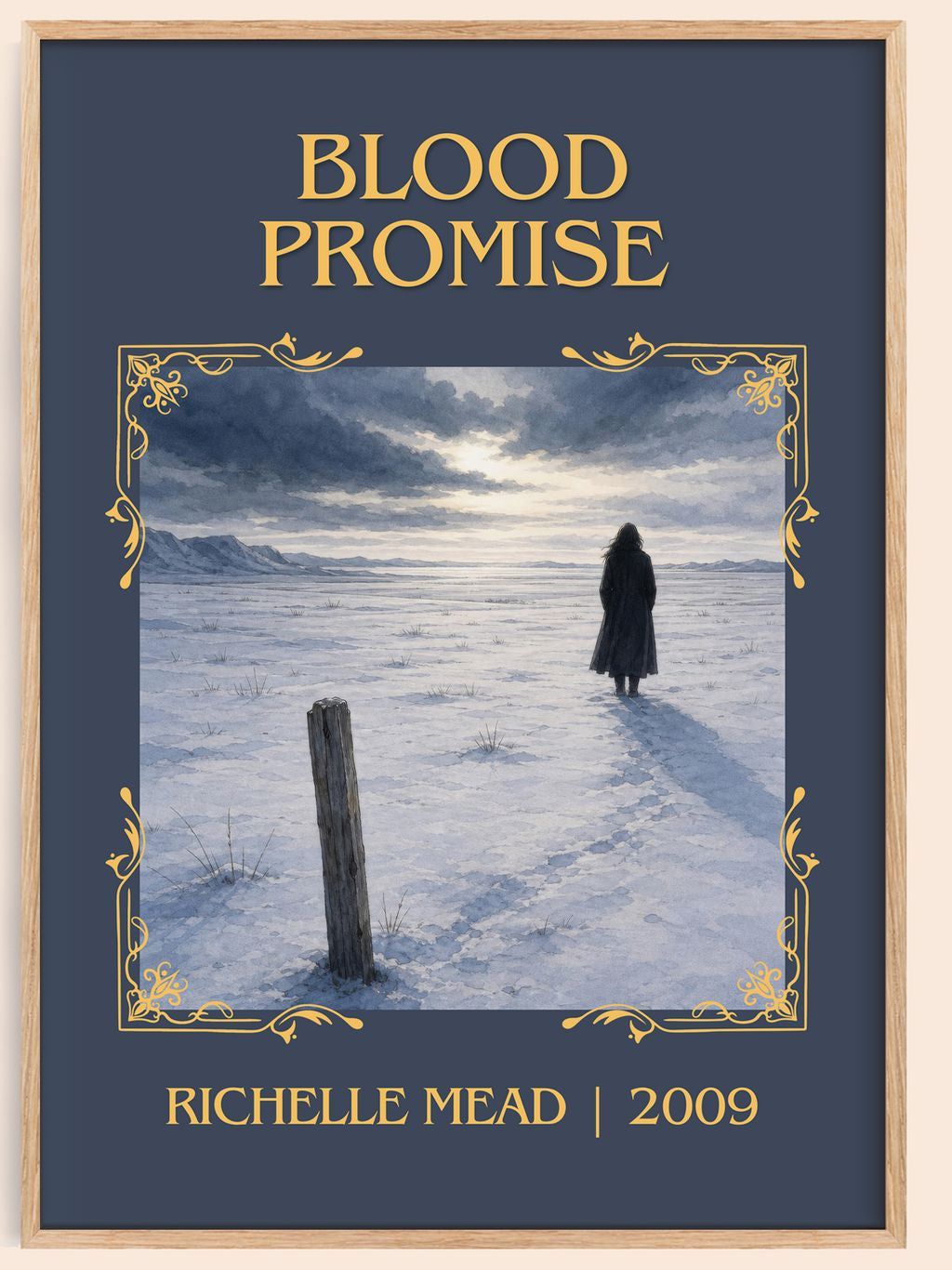 Blood Promise Classic Book Art Print by Richelle Mead – book poster