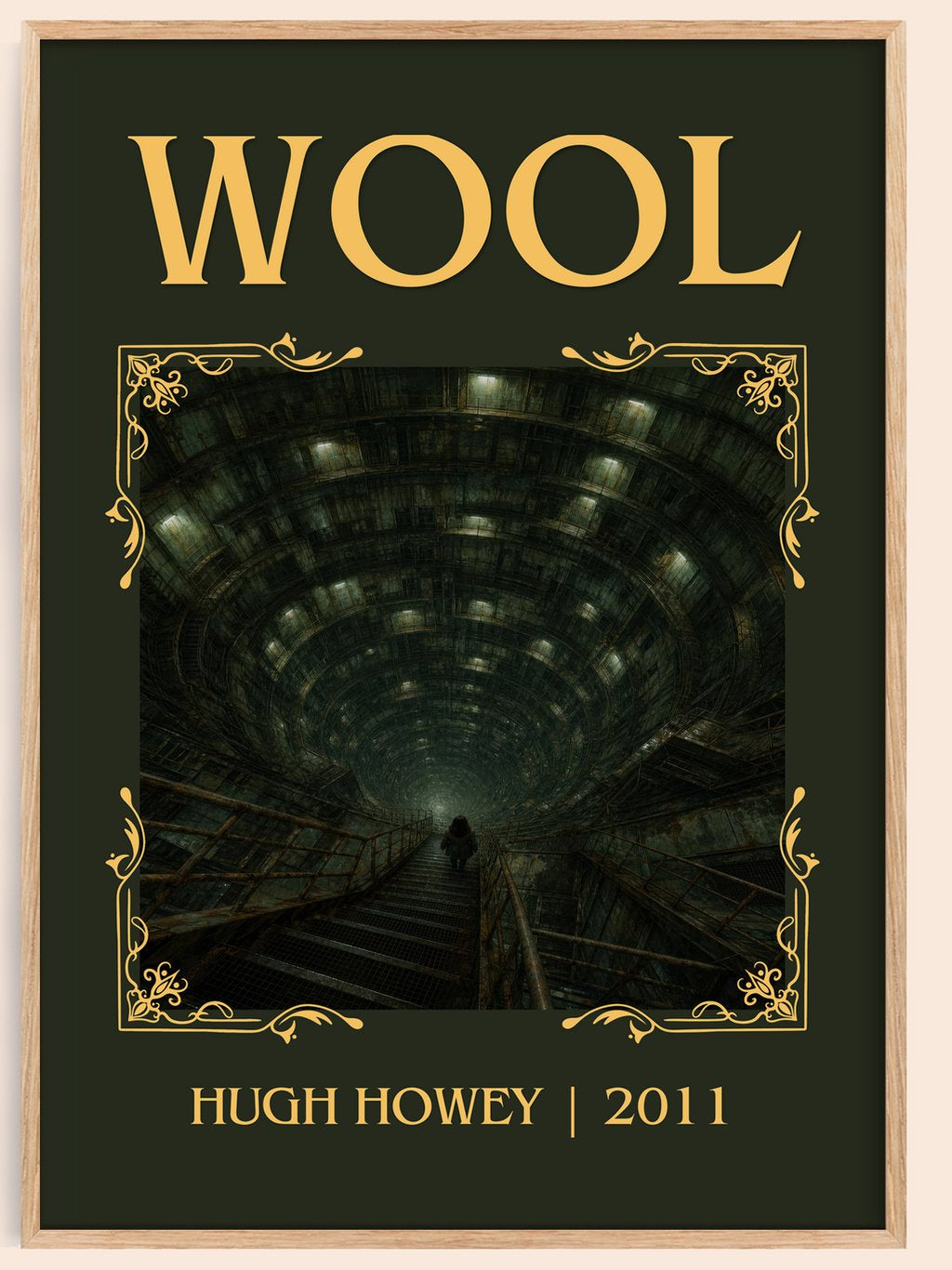 Wool Classic Book Art Print by Hugh Howey – book poster