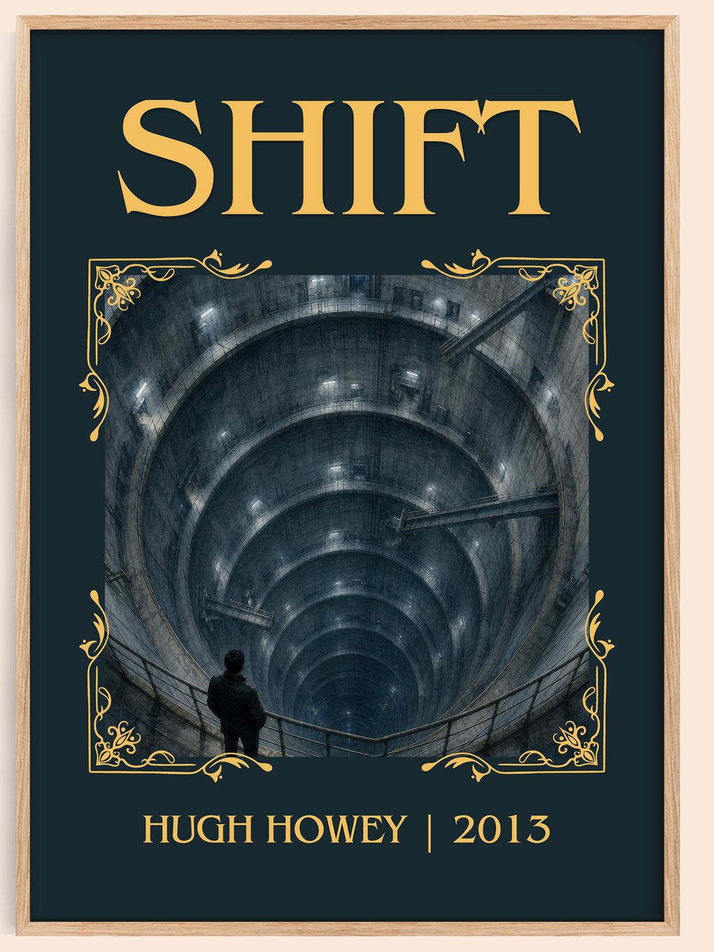 Shift Classic Book Art Print by Hugh Howey – book poster