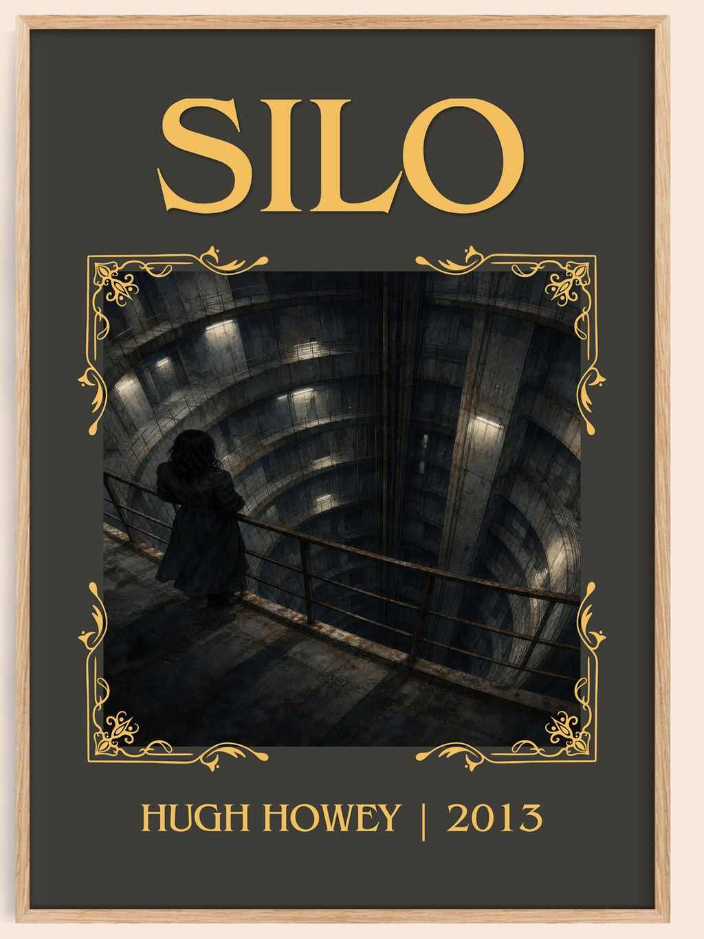 Silo Classic Book Art Print by Hugh Howey – book poster