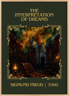 The Interpretation of Dreams Classic Book Art Print by Sigmund Freud