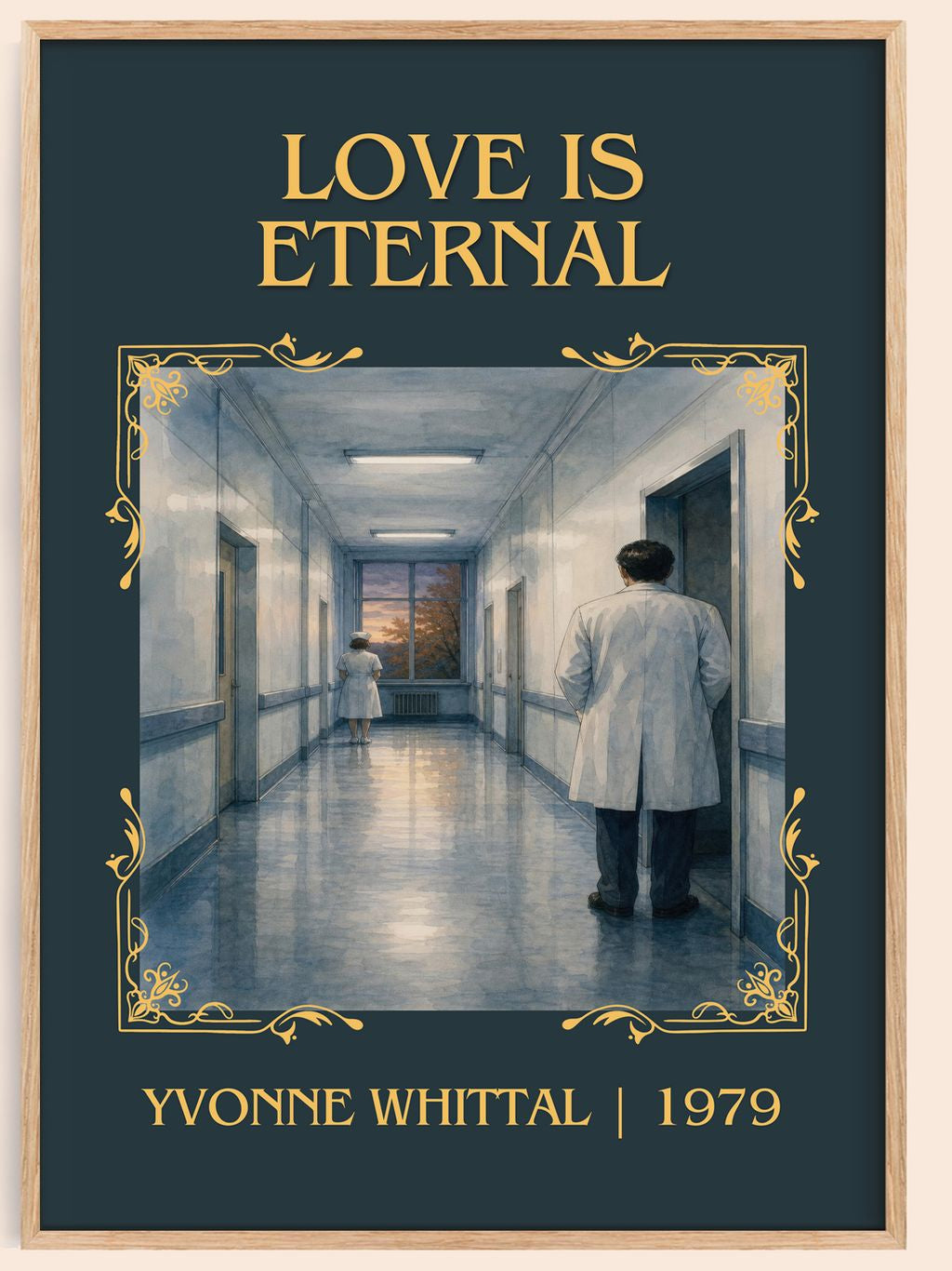 Love is Eternal Classic Book Art Print by Yvonne Whittal – book poster