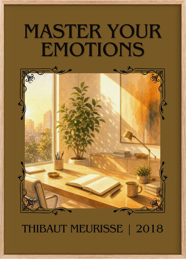Master Your Emotions Classic Book Art Print by Thibaut Meurisse