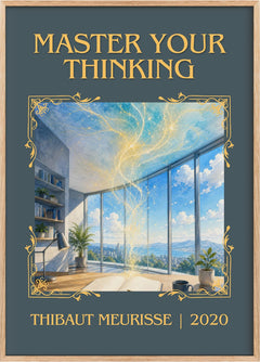 Master Your Thinking Classic Book Art Print by Thibaut Meurisse