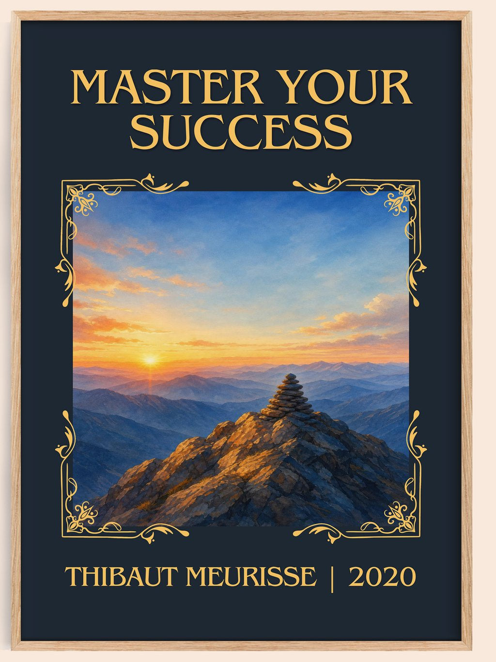 Master Your Success Classic Book Art Print by Thibaut Meurisse – book poster