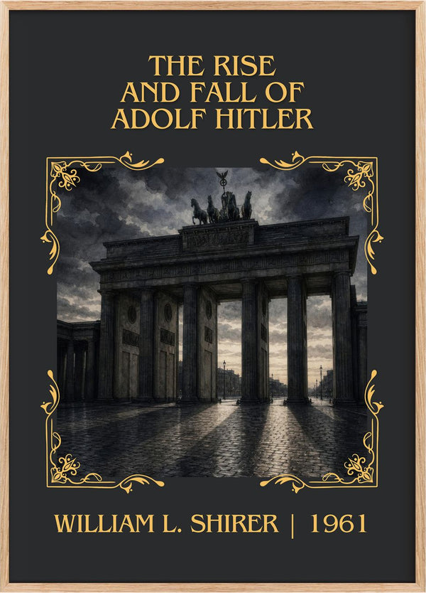rise and fall of Adolf Hitler Classic Book Art Print by W. Shirer