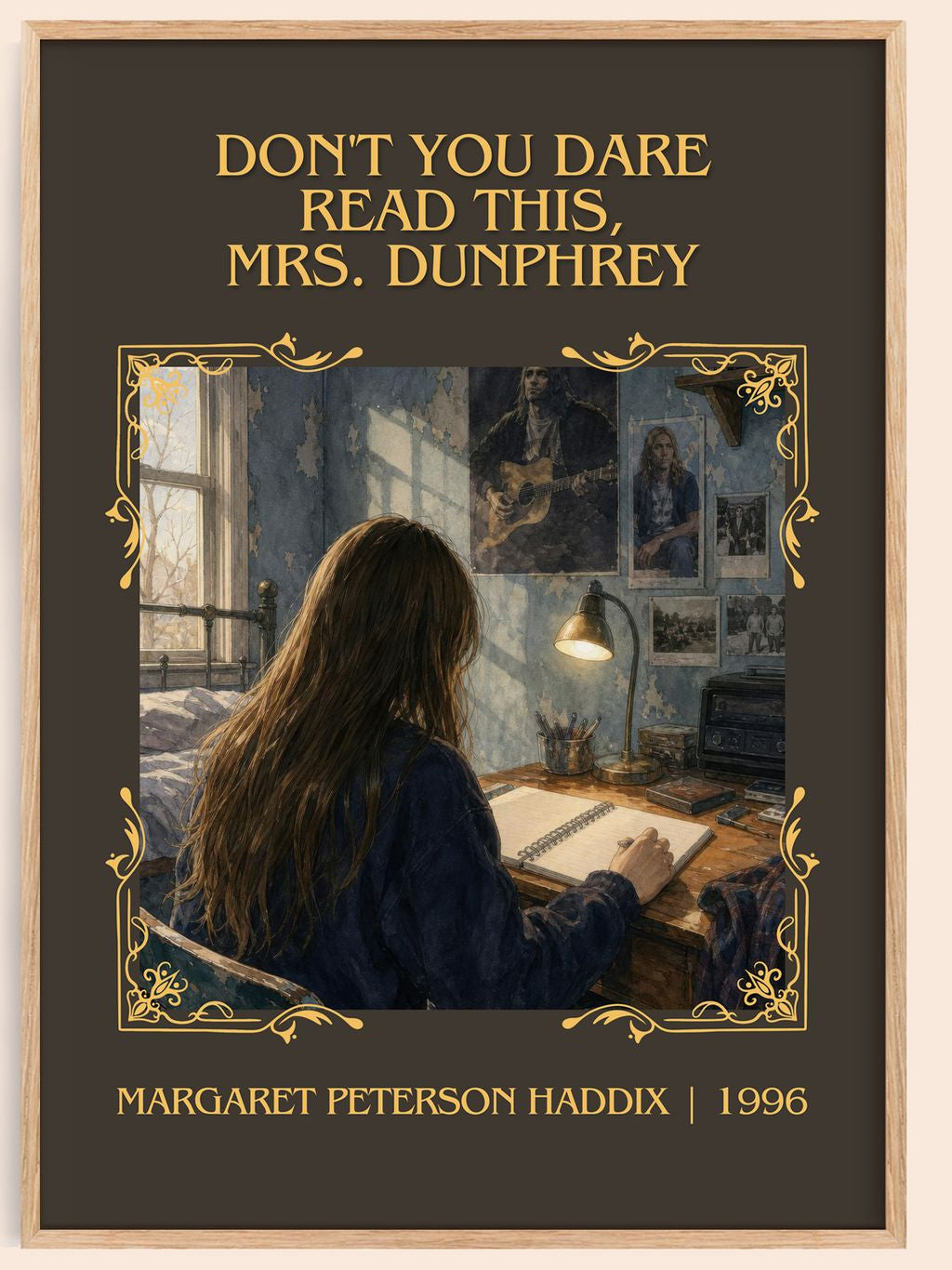Don't You Dare Read This, Mrs. Dunphrey Classic Book Art Print by Margaret Peterson Haddix – book poster