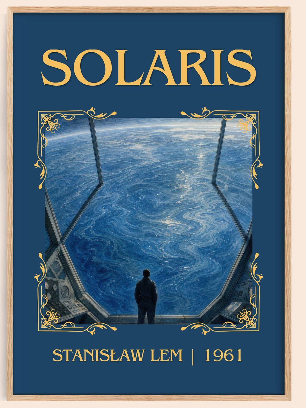 Solaris Classic Book Art Print by Stanisław Lem – book poster