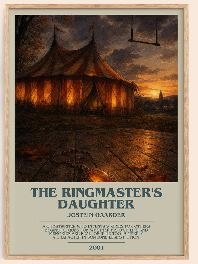 The Ringmaster'S Daughter Bookish Wall Art by Jostein Gaarder