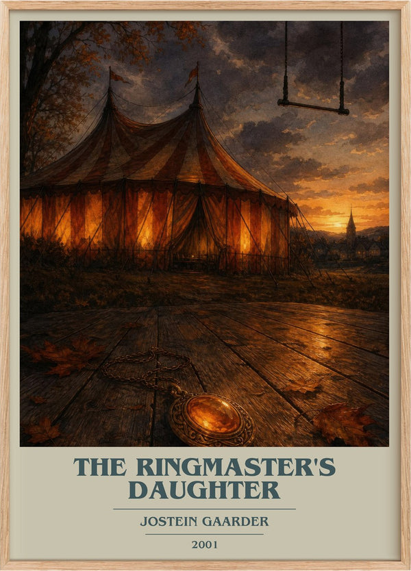 The Ringmaster's Daughter Book Cover Poster by Jostein Gaarder
