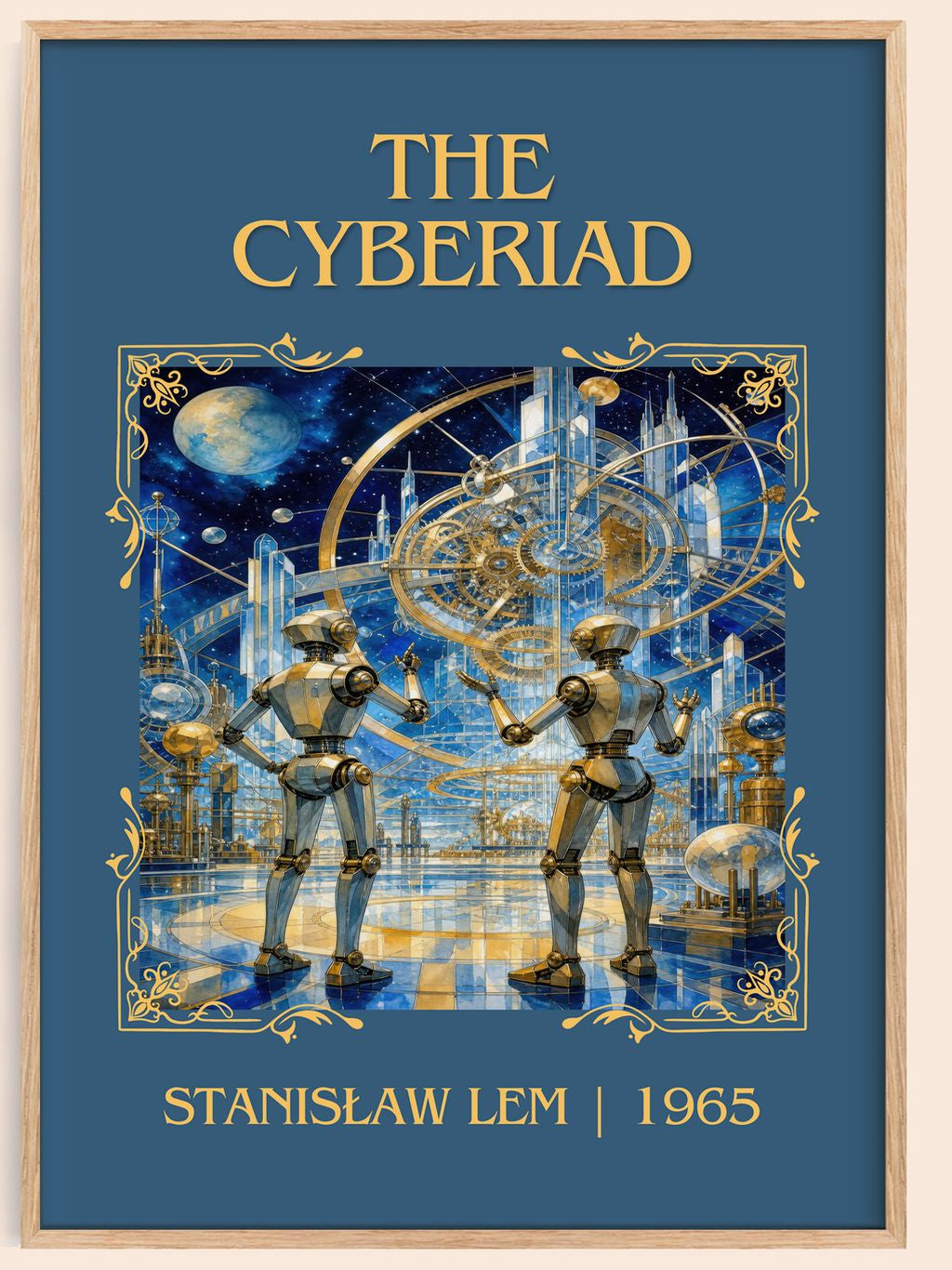 The Cyberiad Classic Book Art Print by Stanisław Lem – book poster