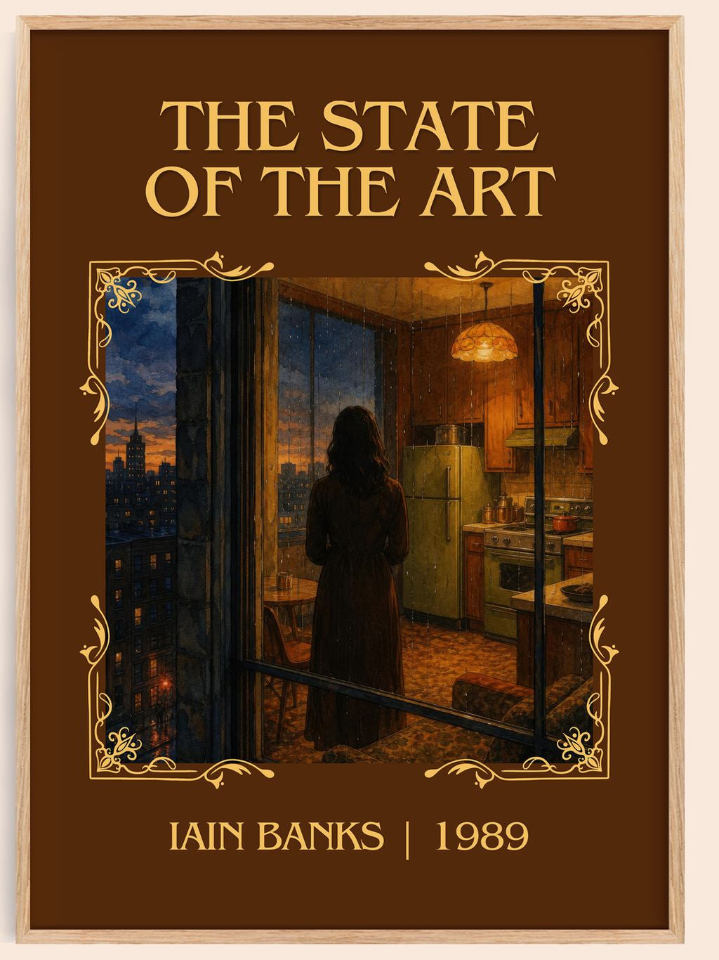 The State of the Art Classic Book Art Print by Iain Banks – book poster