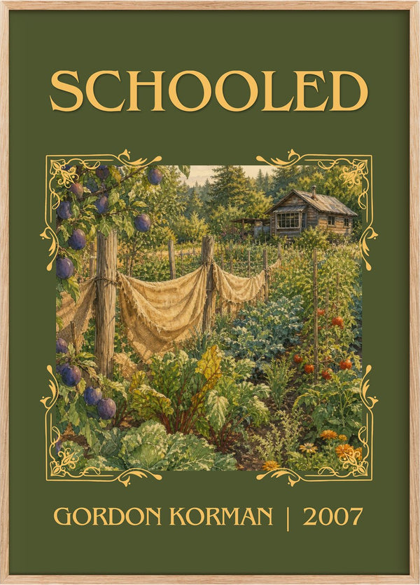 Schooled Classic Book Art Print by Gordon Korman
