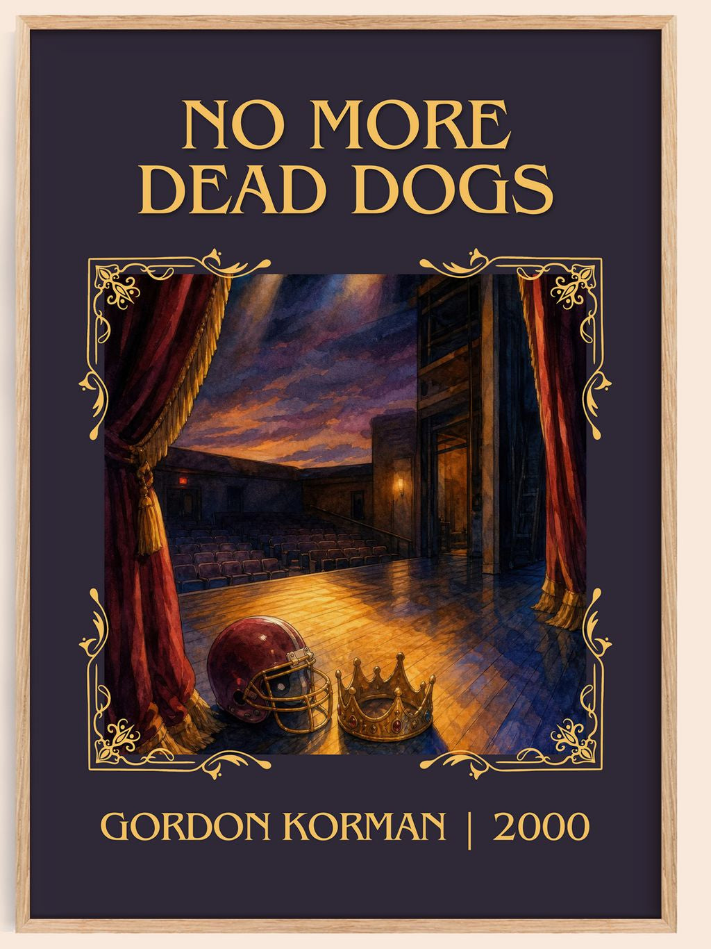 No more dead dogs Classic Book Art Print by Gordon Korman – book poster