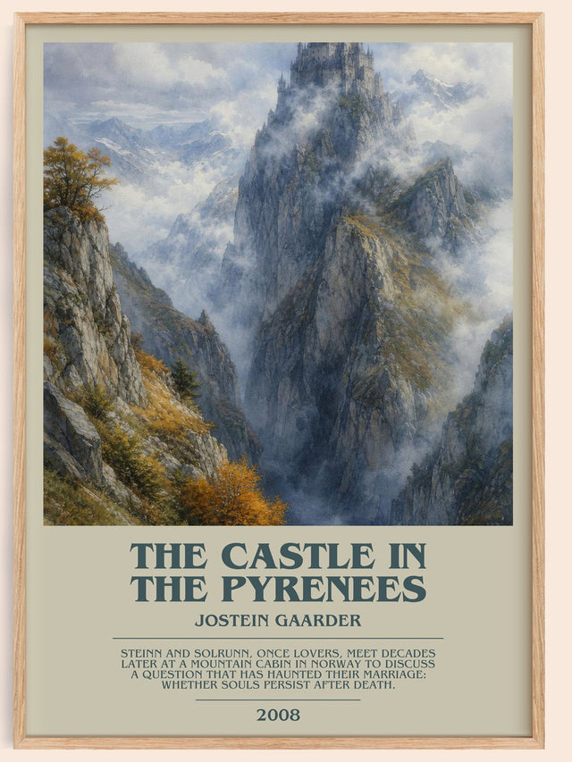 The Castle In The Pyrenees Bookish Wall Art by Jostein Gaarder