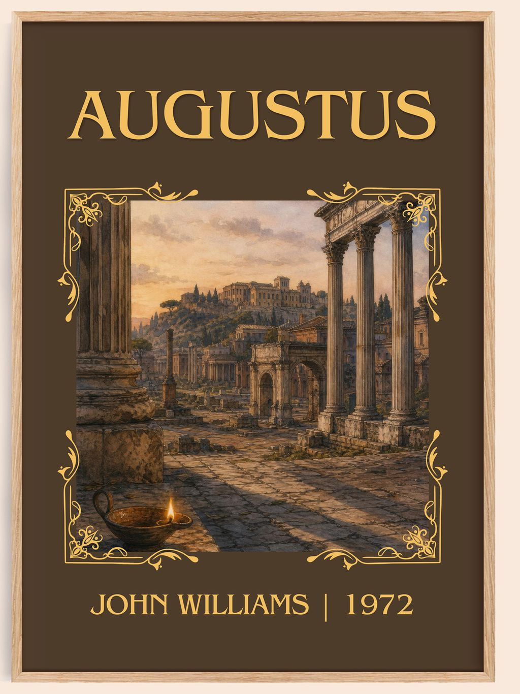 Augustus Classic Book Art Print by John Williams – book poster