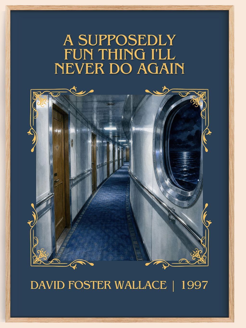 supposedly fun thing I'll never do again Classic Book Art Print – book poster