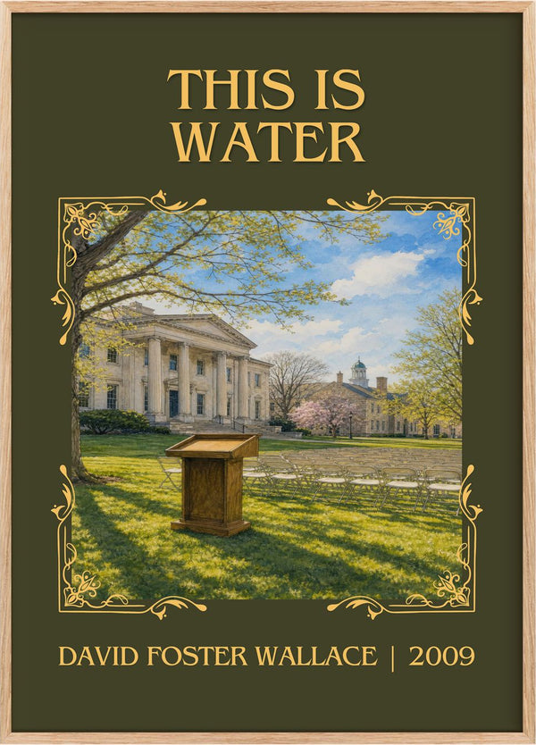 This is water Classic Book Art Print by David Foster Wallace