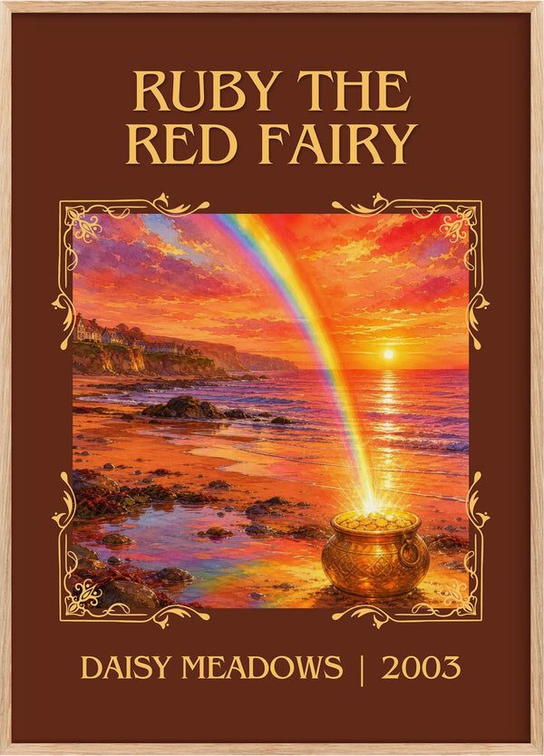 Ruby the Red Fairy Classic Book Art Print by Daisy Meadows