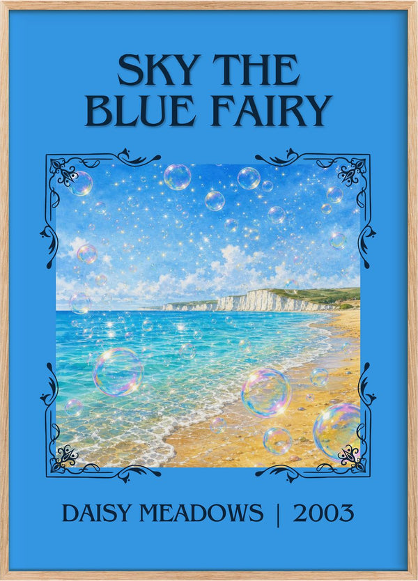 Sky the Blue Fairy Classic Book Art Print by Daisy Meadows