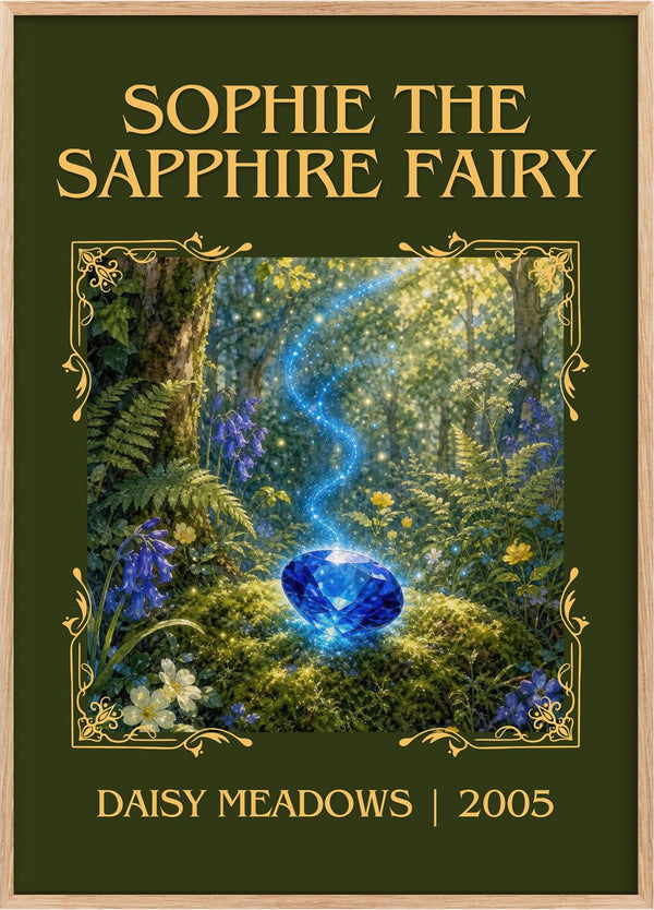 Sophie the Sapphire Fairy Classic Book Art Print by Daisy Meadows