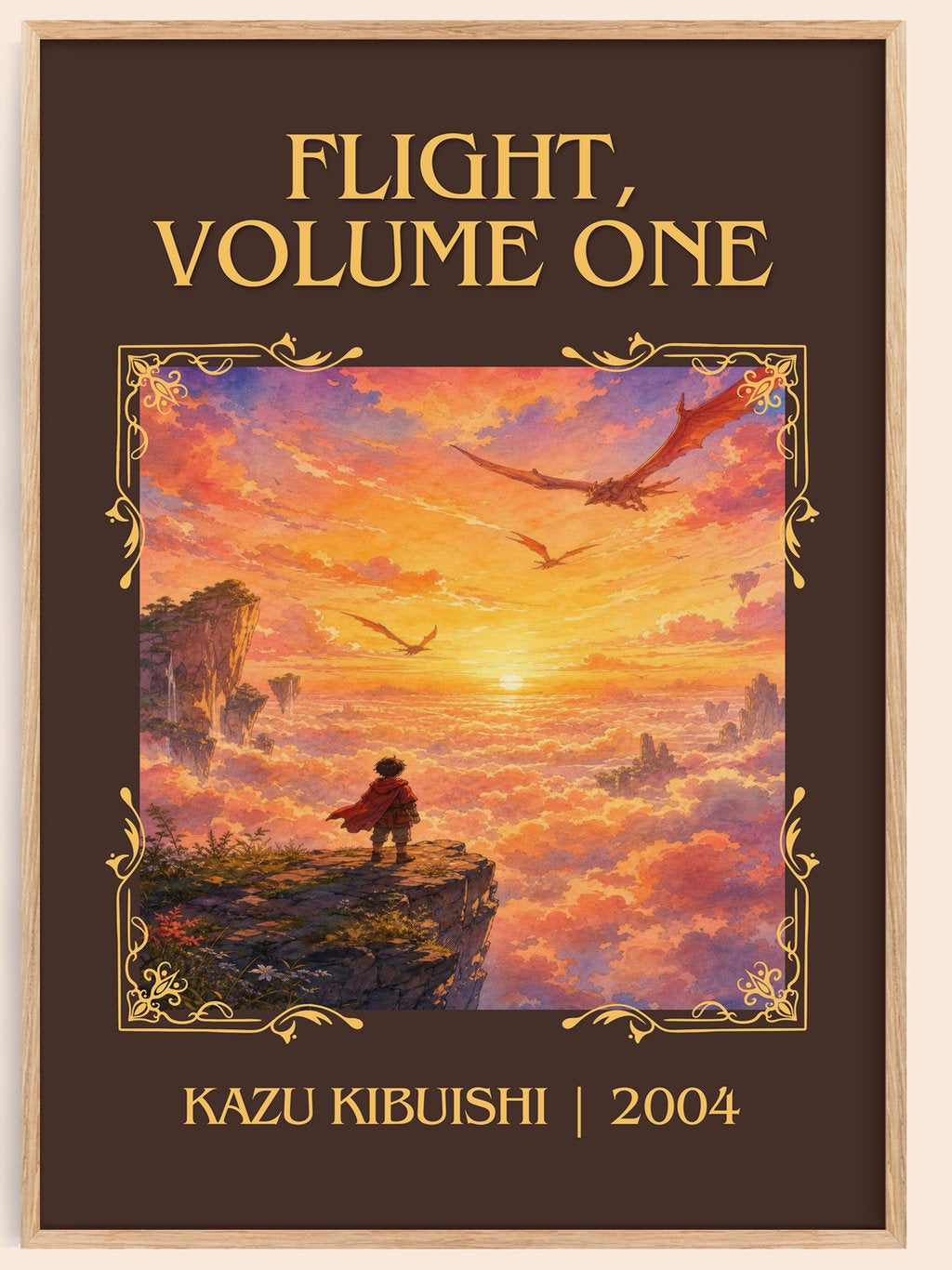 Flight, Volume One Classic Book Art Print by Kazu Kibuishi – book poster