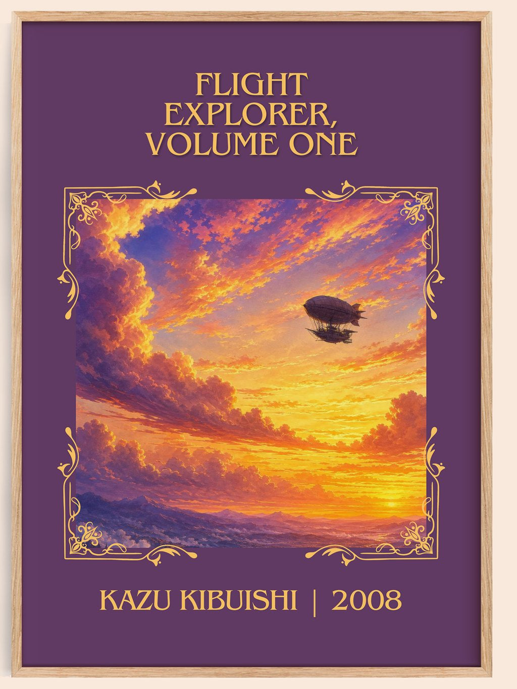 Flight Explorer, Volume One Classic Book Art Print by Kazu Kibuishi – book poster