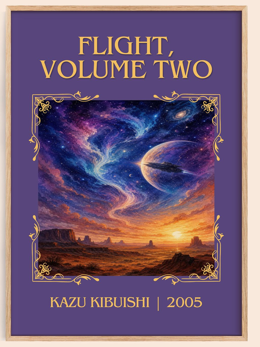 Flight, Volume Two Classic Book Art Print by Kazu Kibuishi – book poster