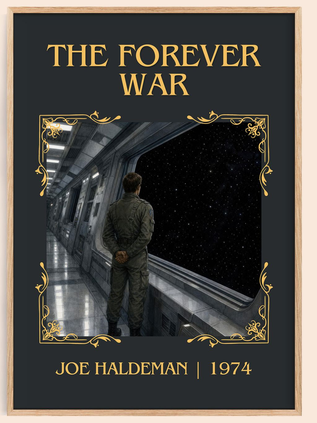 The Forever War Classic Book Art Print by Joe Haldeman – book poster