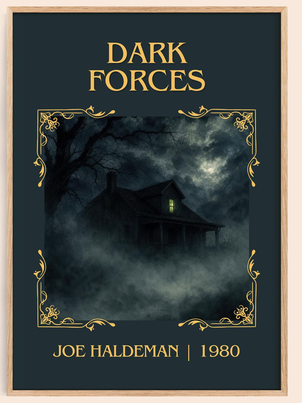 Dark Forces Classic Book Art Print by Joe Haldeman – book poster