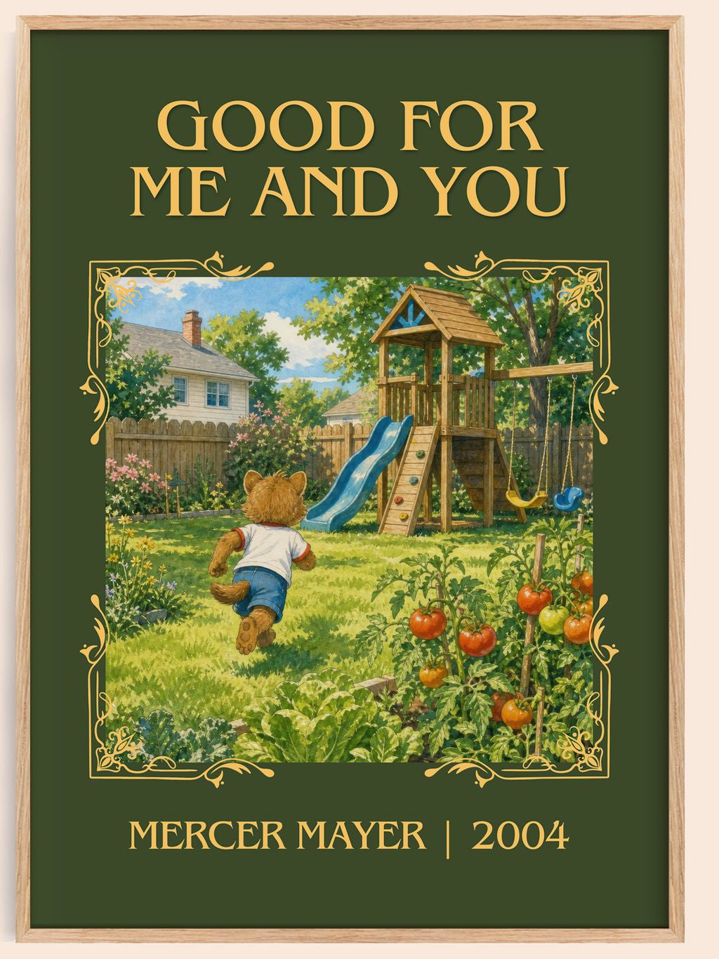 Good for Me and You Classic Book Art Print by Mercer Mayer – book poster