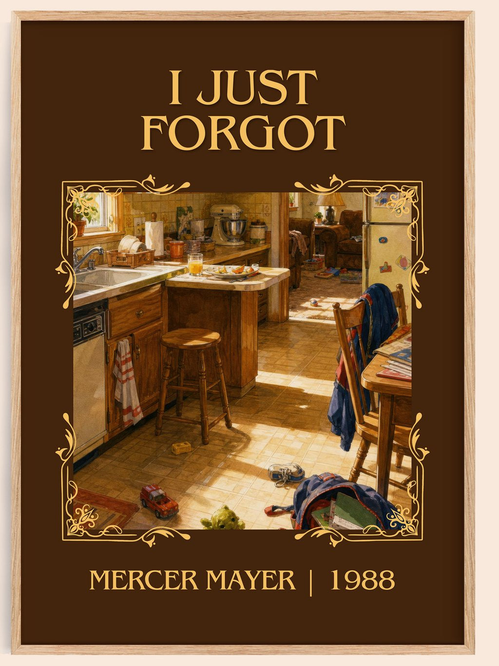 I Just Forgot Classic Book Art Print by Mercer Mayer – book poster