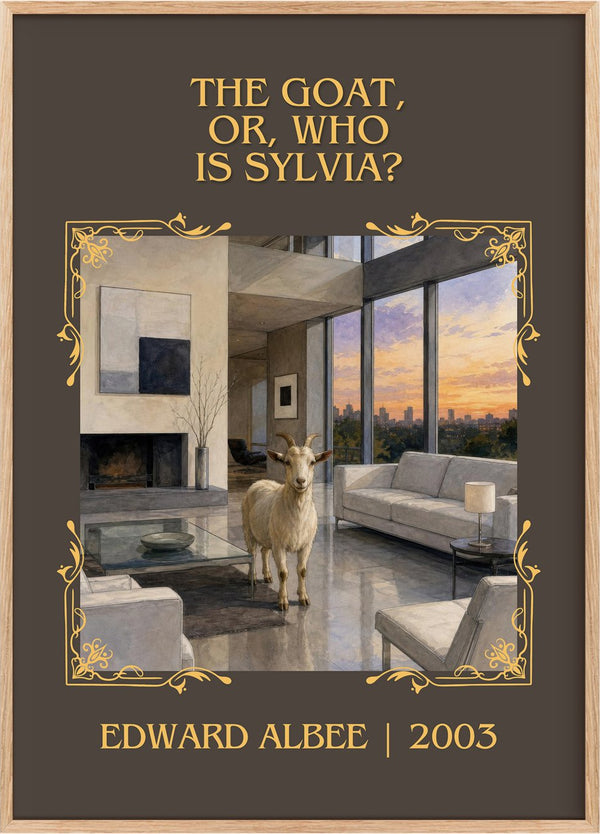 The goat, or, Who is Sylvia? Classic Book Art Print by Edward Albee