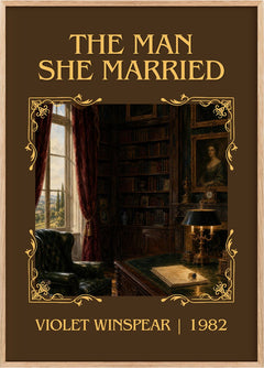 The Man She Married Classic Book Art Print by Violet Winspear