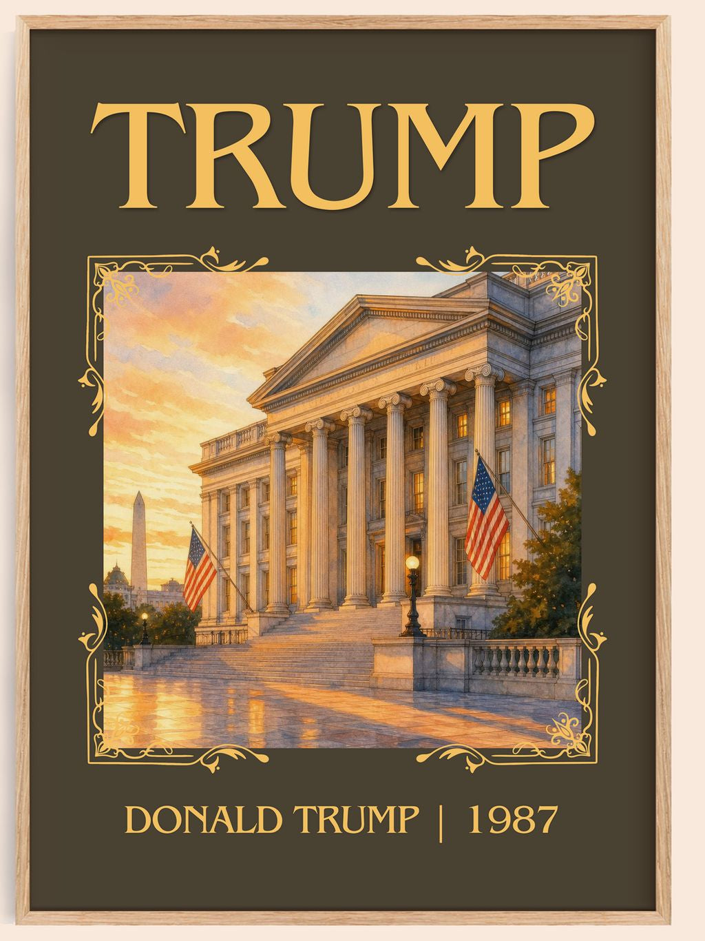 Trump Classic Book Art Print by Donald Trump – book poster