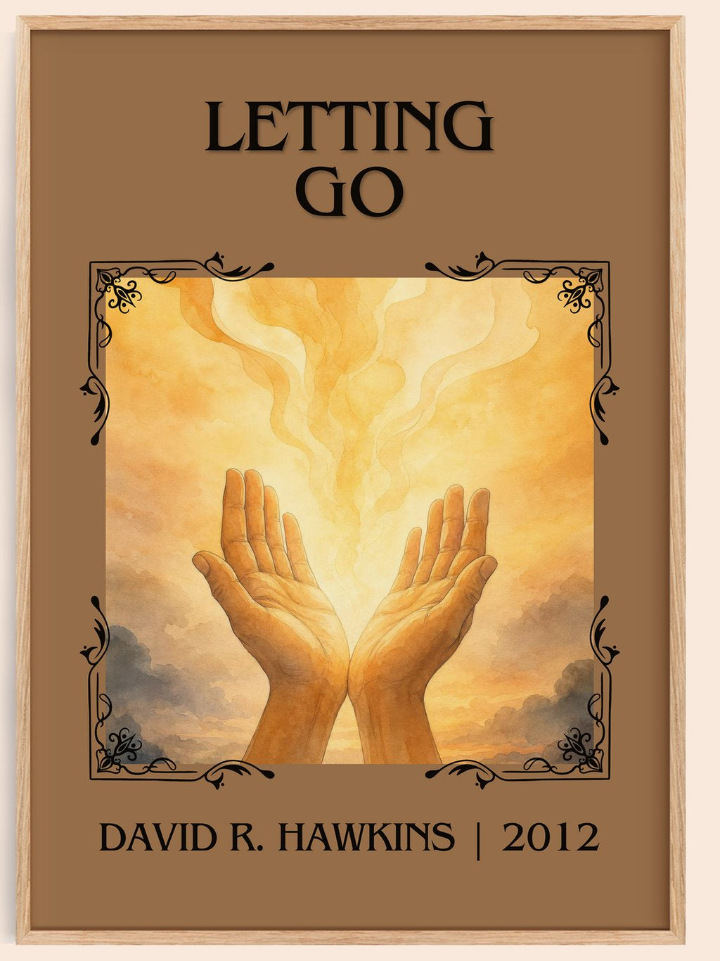 Letting go Classic Book Art Print by David R. Hawkins – book poster