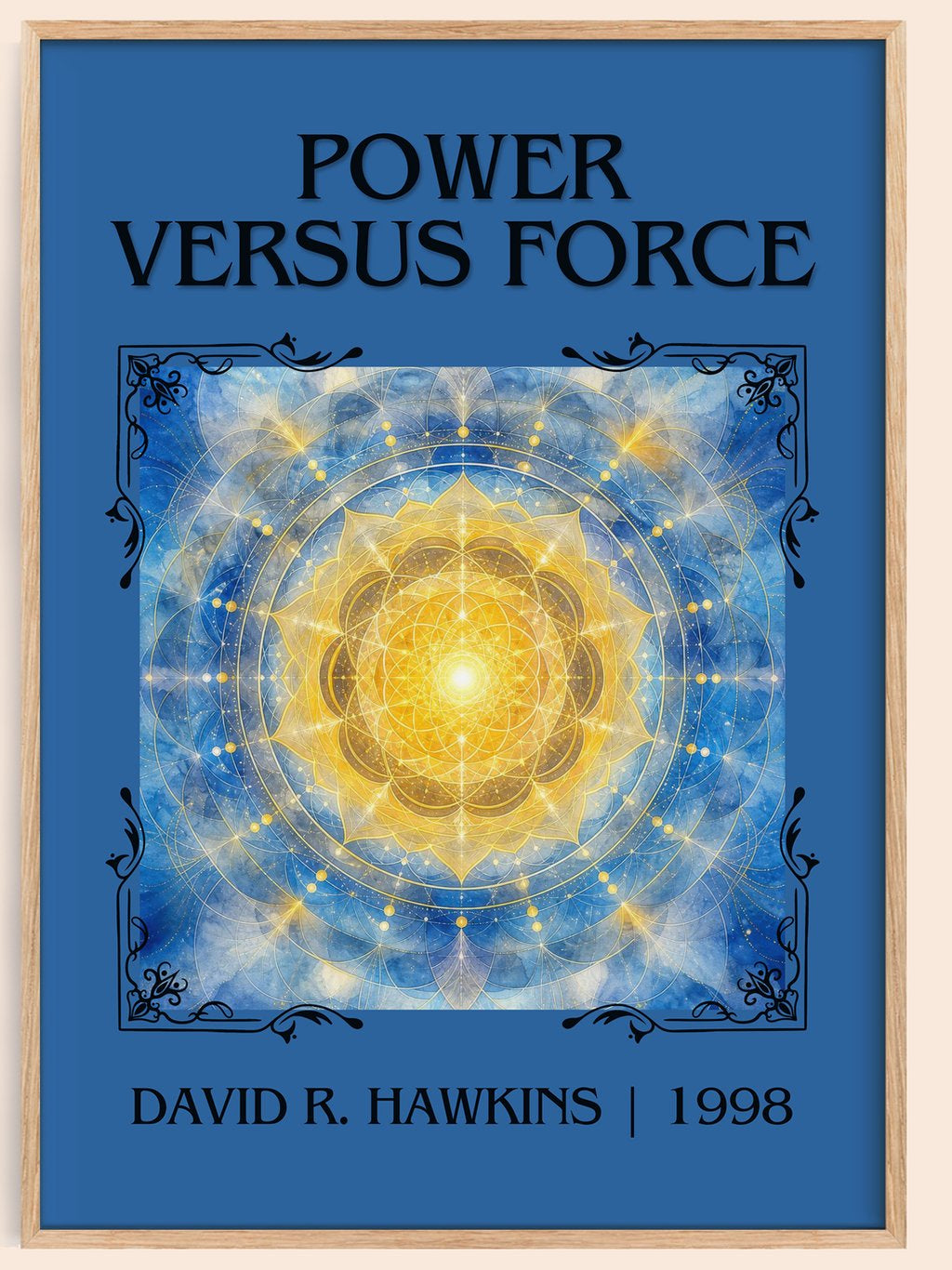 Power versus force Classic Book Art Print by David R. Hawkins – book poster