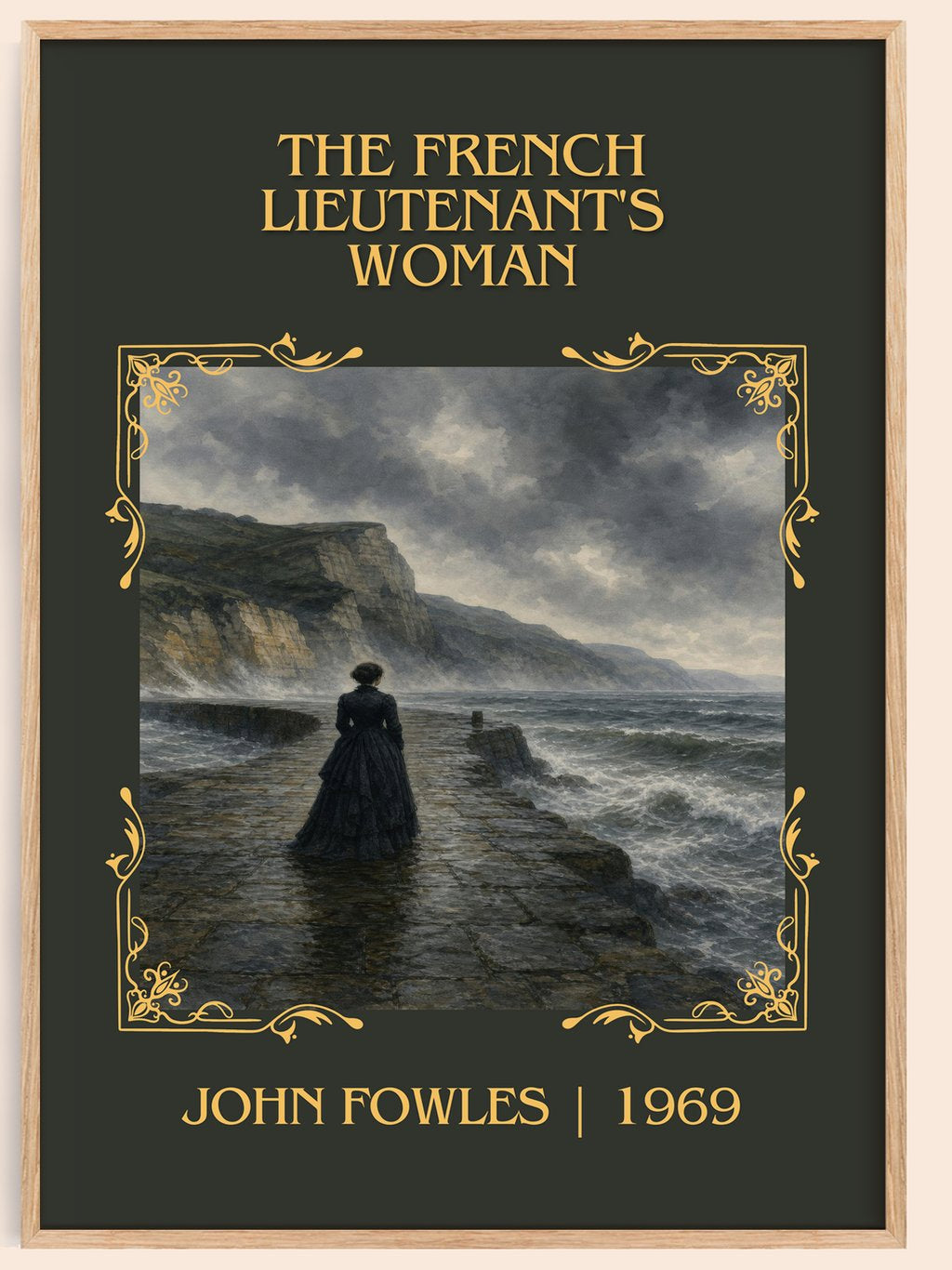 The French Lieutenant's Woman Classic Book Art Print by John Fowles – book poster