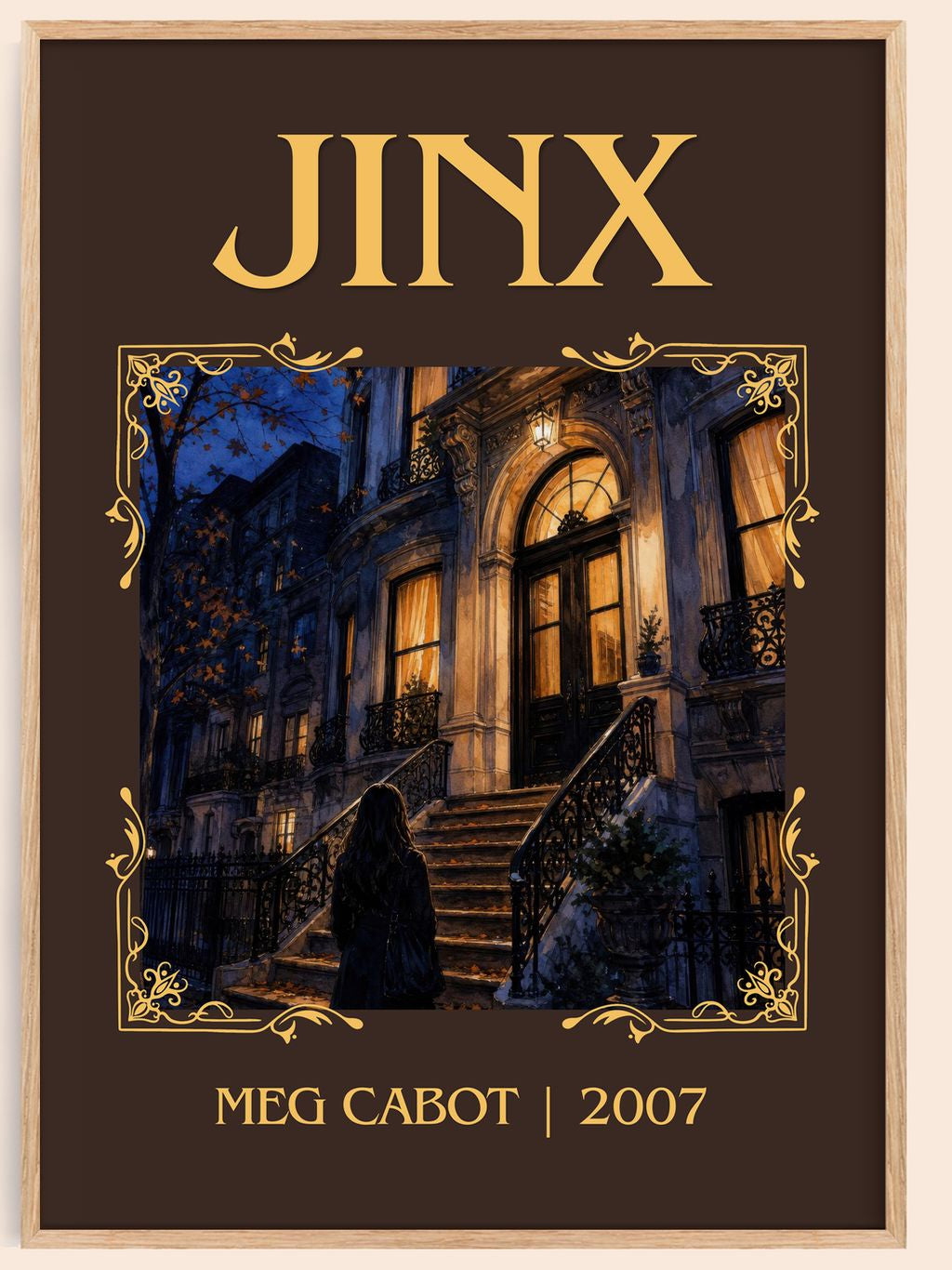 Jinx Classic Book Art Print by Meg Cabot – book poster