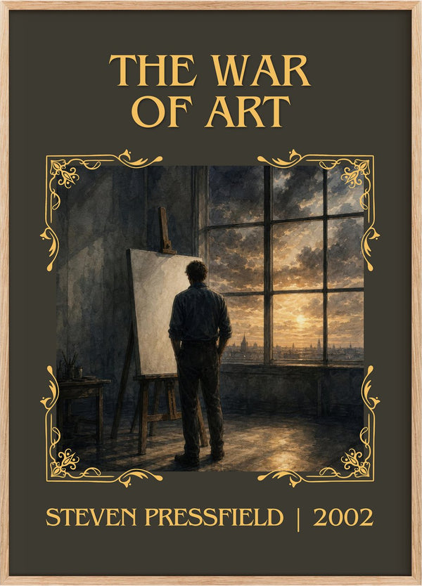 The War of Art Classic Book Art Print by Steven Pressfield