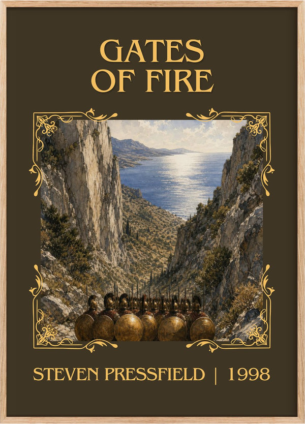 Gates of fire Classic Book Art Print by Steven Pressfield