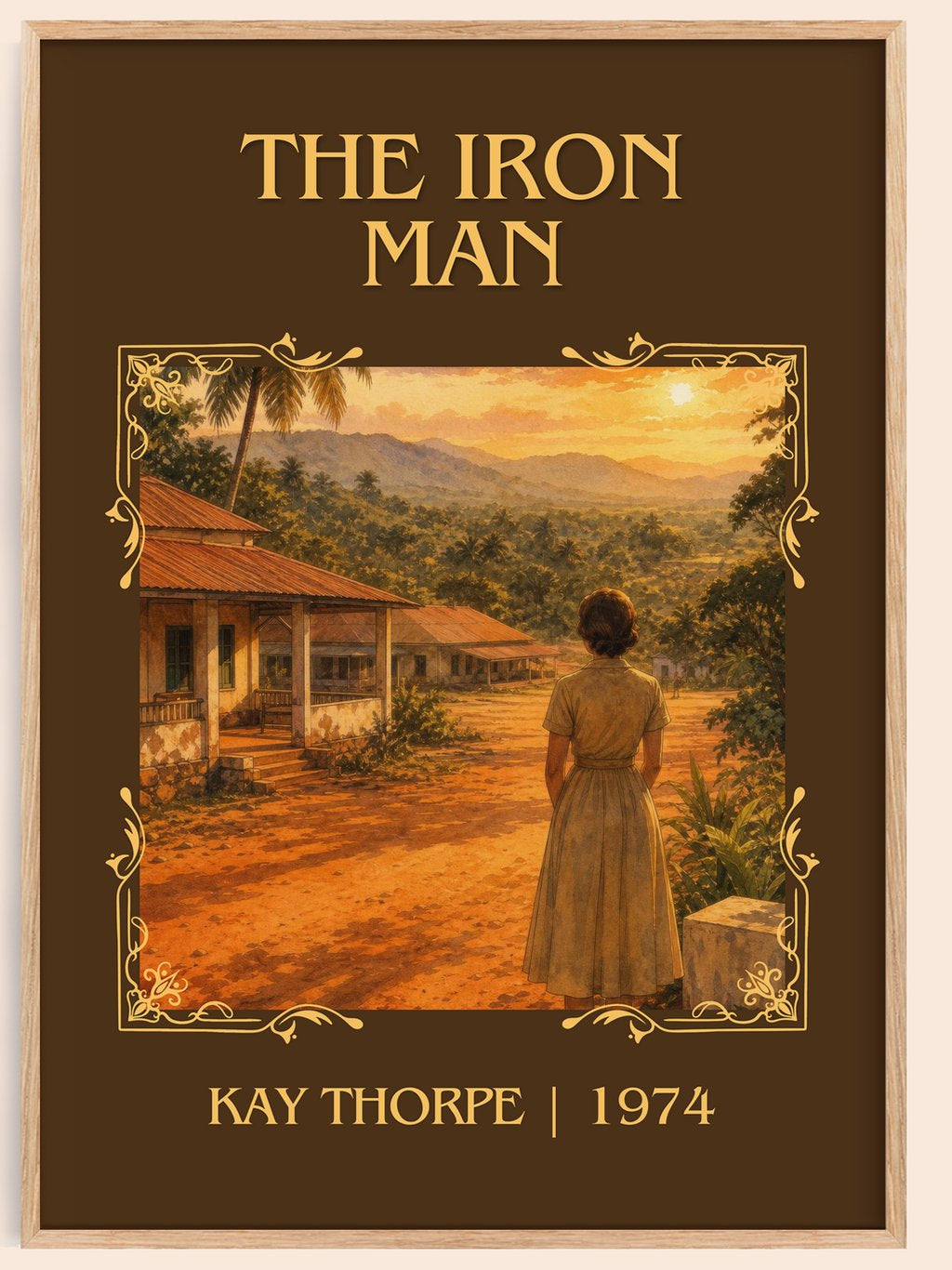 The Iron Man Classic Book Art Print by Kay Thorpe – book poster