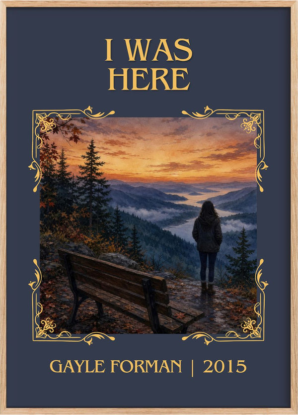 I Was Here Classic Book Art Print by Gayle Forman