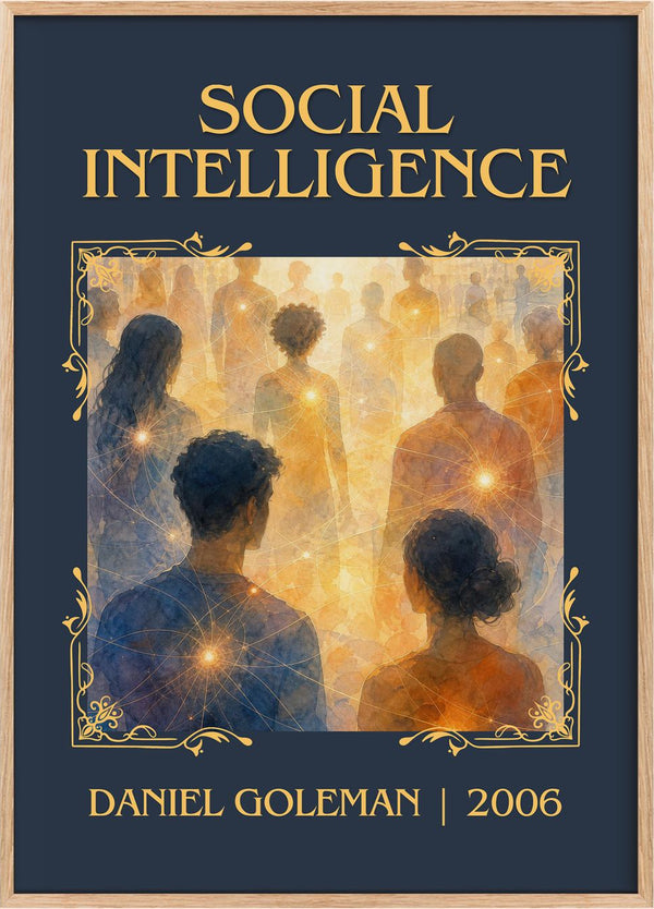 Social Intelligence Classic Book Art Print by Daniel Goleman