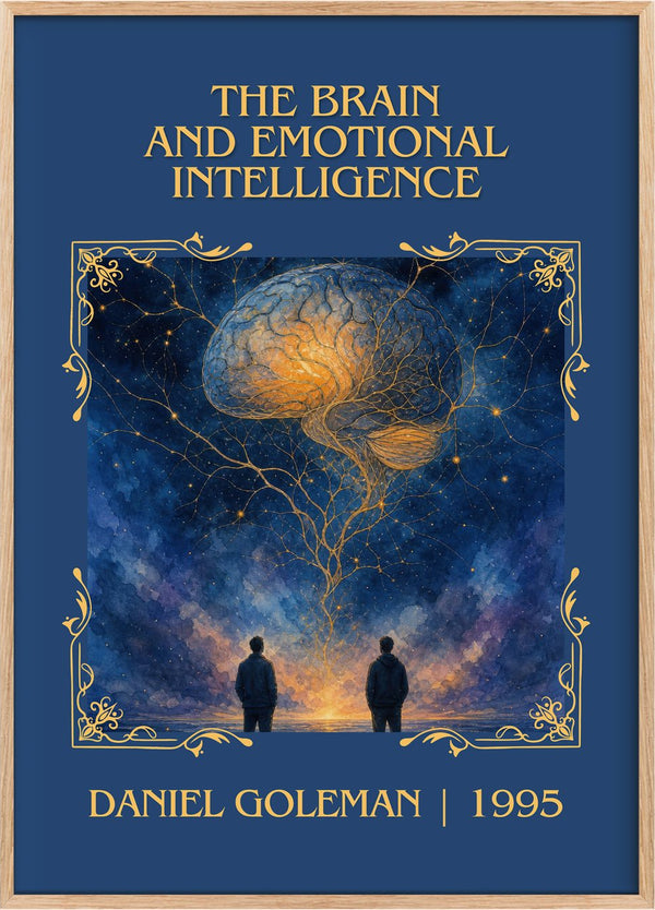 brain and emotional intelligence Classic Book Art Print by D. Goleman